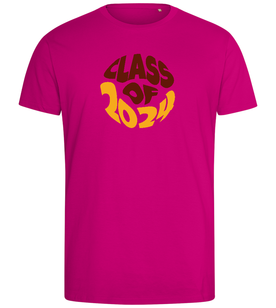 Class of 2024 Design - Comfort men's fitted t-shirt_FUCHSIA_front