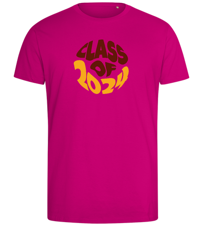 Class of 2024 Design - Comfort men's fitted t-shirt_FUCHSIA_front