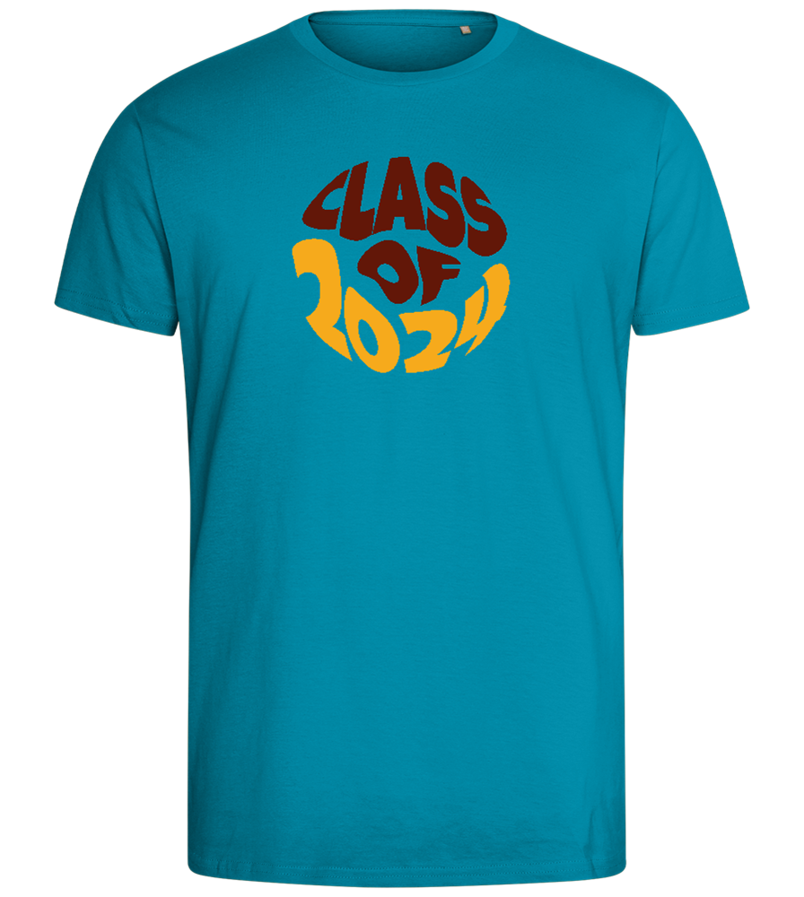 Class of 2024 Design - Comfort men's fitted t-shirt_TURQUOISE_front