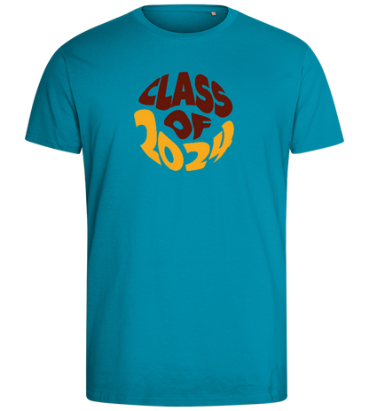 Class of 2024 Design - Comfort men's fitted t-shirt_TURQUOISE_front