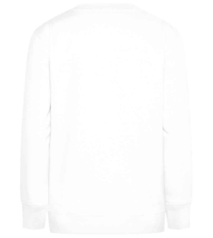 Sleighin' It Design - Comfort Kids Sweater_WHITE_back