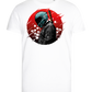 Red Samurai Design - Premium men's close fitting t-shirt_WHITE_front