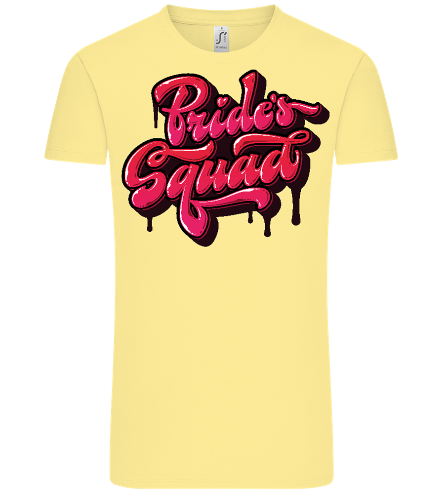 The Bride's Squad Design - Comfort Unisex T-Shirt_AMARELO CLARO_front