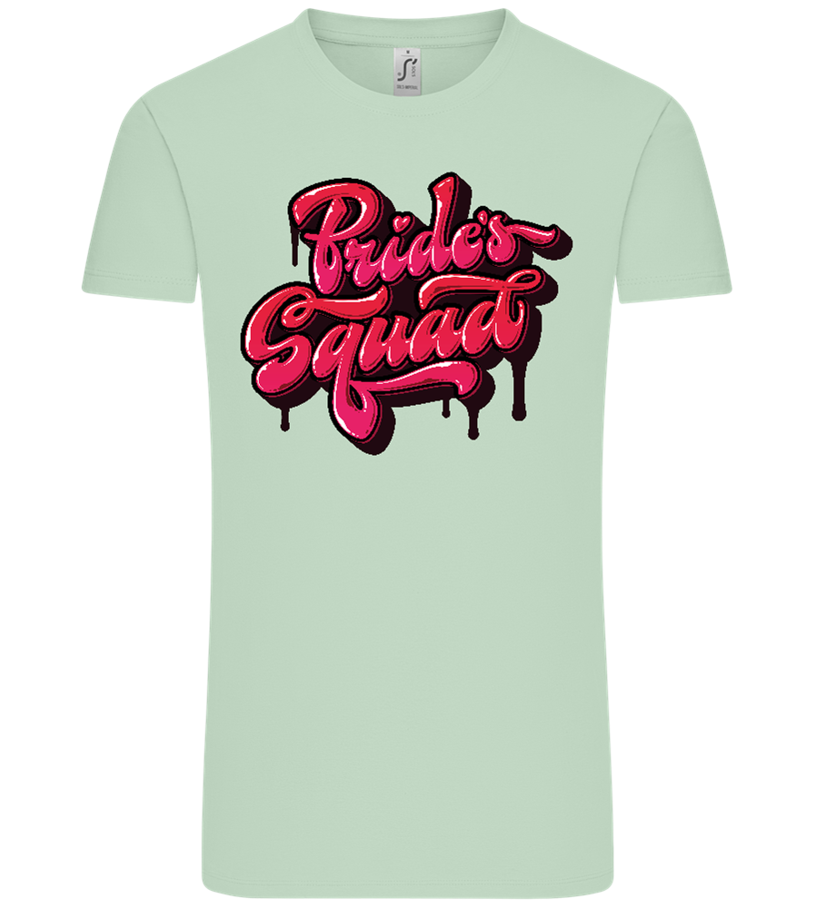 The Bride's Squad Design - Comfort Unisex T-Shirt_ICE GREEN_front