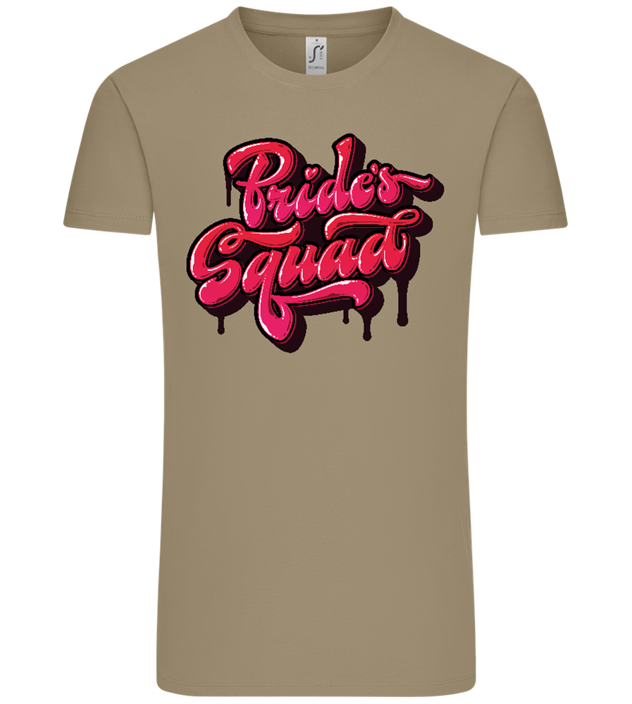 The Bride's Squad Design - Comfort Unisex T-Shirt_KHAKI_front