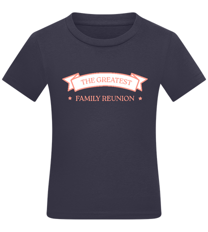 Greatest Family Reunion Design - Comfort kids fitted t-shirt_FRENCH NAVY_front
