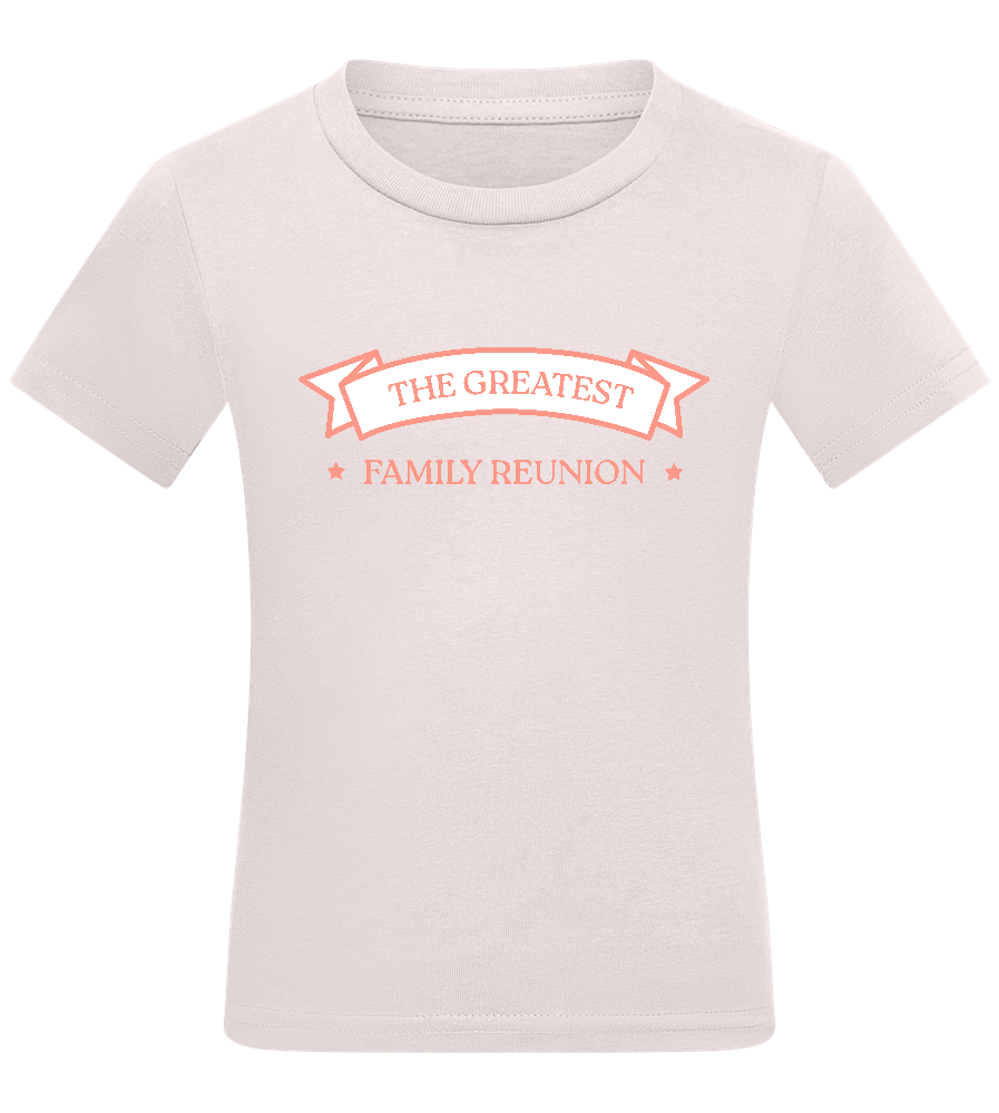 Greatest Family Reunion Design - Comfort kids fitted t-shirt_LIGHT PINK_front