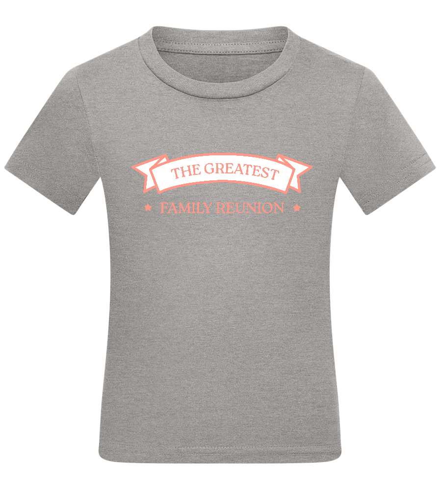 Greatest Family Reunion Design - Comfort kids fitted t-shirt_ORION GREY_front