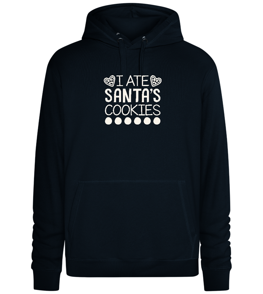 Santa's Cookies Design - Premium unisex hoodie_BLACK_front