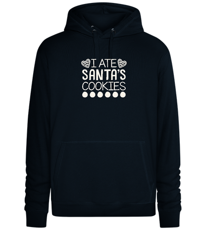 Santa's Cookies Design - Premium unisex hoodie_BLACK_front