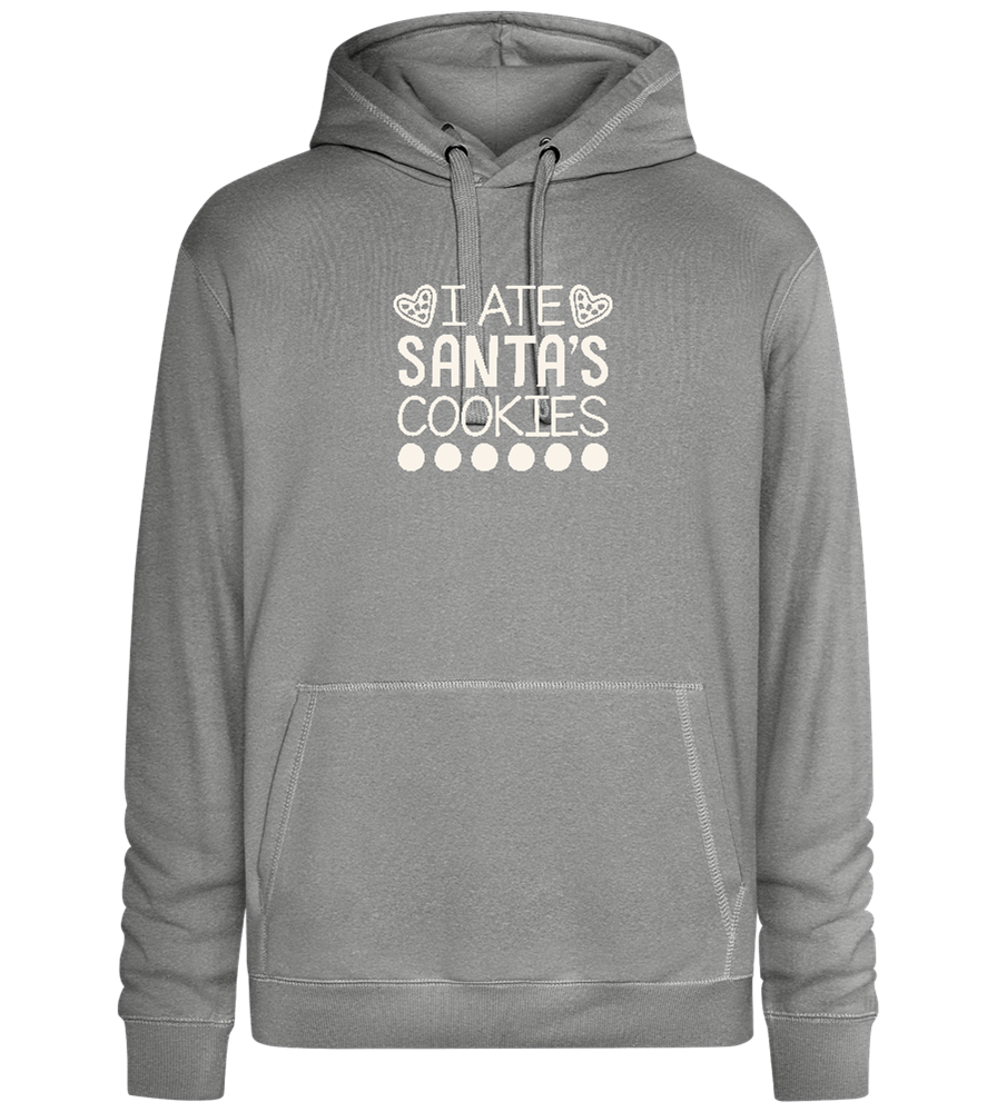 Santa's Cookies Design - Premium unisex hoodie_ORION GREY II_front