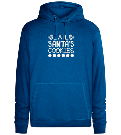 Santa's Cookies Design - Premium unisex hoodie_ROYAL_front