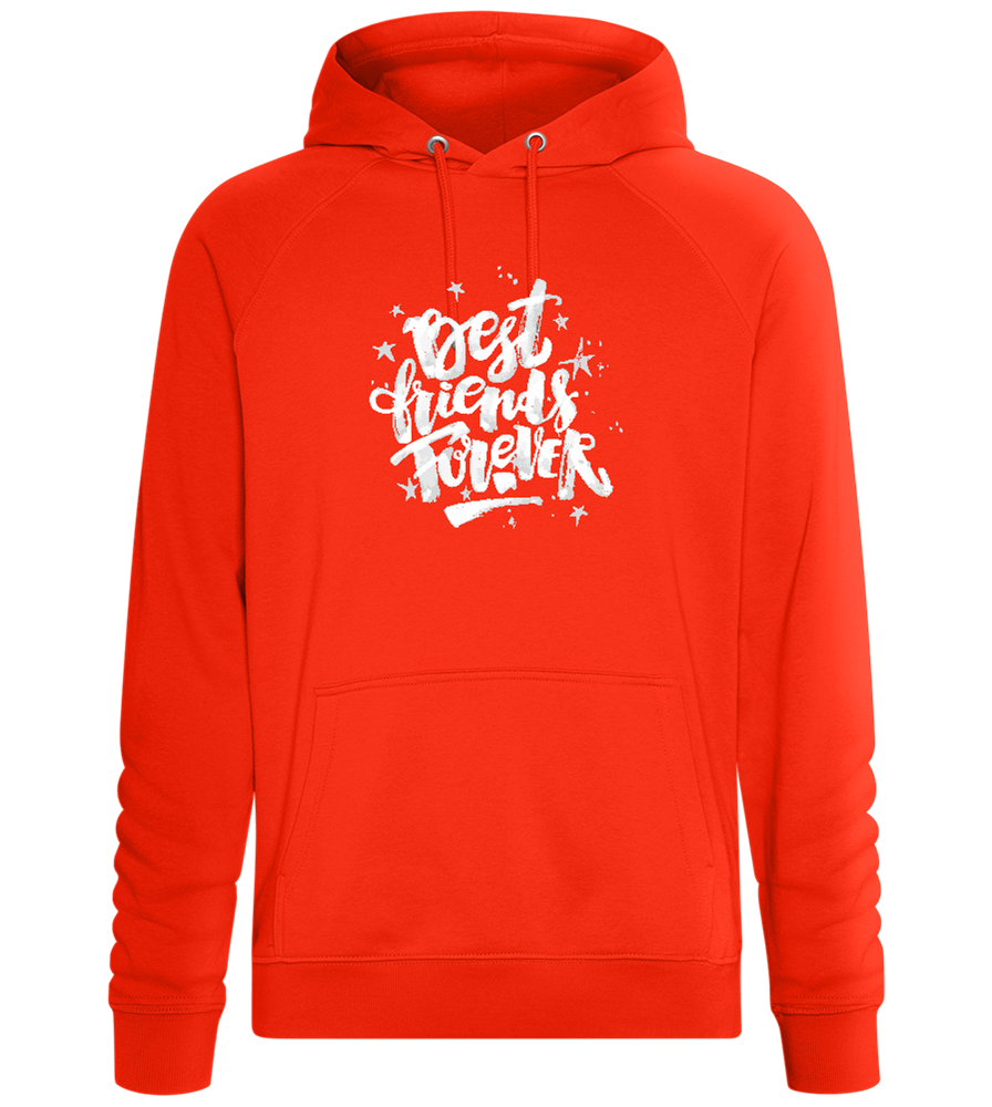 Graffiti BFF Design - Comfort unisex hoodie_BURNT ORANGE_front