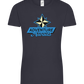 Adventure Awaits Design - Comfort women's t-shirt_MARINE_front