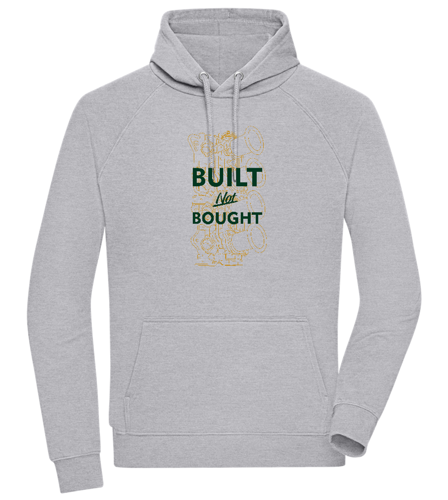 Built Not Bought Car Design - Comfort unisex hoodie_ORION GREY II_front