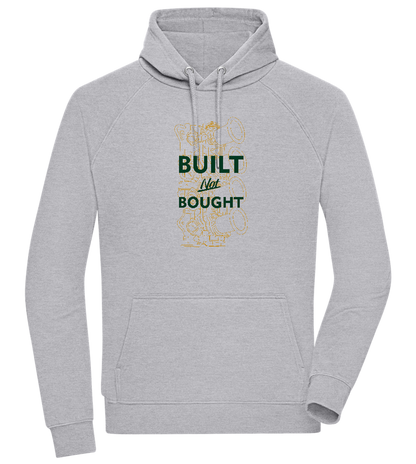 Built Not Bought Car Design - Comfort unisex hoodie_ORION GREY II_front