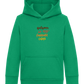 My Favorite Color is Autumn Design - Comfort Kids Hoodie_MEADOW GREEN_front