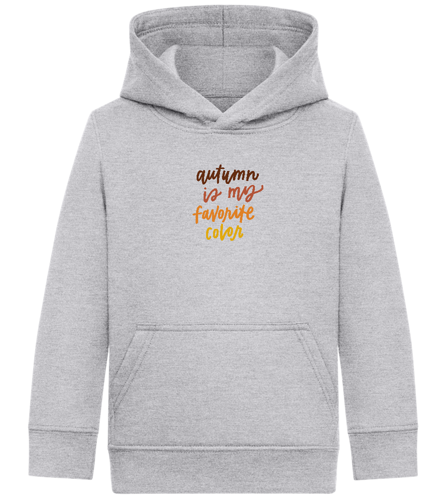 My Favorite Color is Autumn Design - Comfort Kids Hoodie_ORION GREY II_front