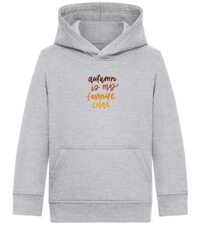 My Favorite Color is Autumn Design - Comfort Kids Hoodie_ORION GREY II_front