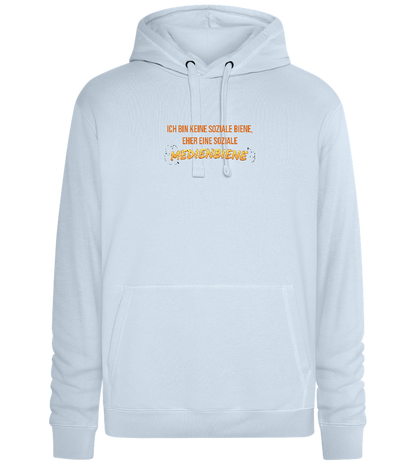 Social Media Design - Premium unisex hoodie_CREAMY BLUE_front