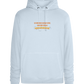 Social Media Design - Premium unisex hoodie_CREAMY BLUE_front