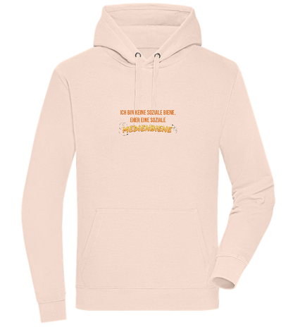 Social Media Design - Premium unisex hoodie_LIGHT PEACH ROSE_front