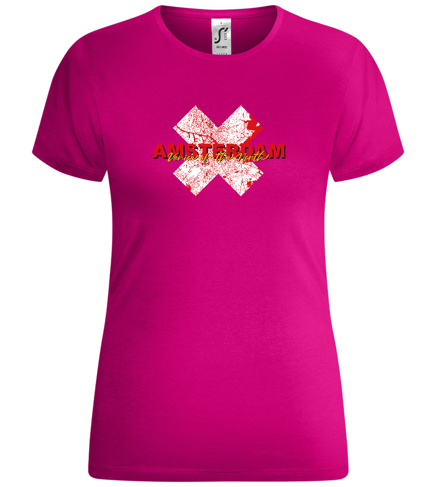 Venice of the North Design - Comfort women's t-shirt_FUCHSIA_front