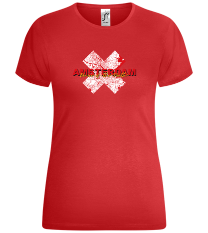 Venice of the North Design - Comfort women's t-shirt_RED_front