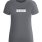 Just My Type Design - Basic women's fitted t-shirt_MOUSE GREY_front