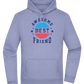 Awesome BFF Design - Premium Essential Unisex Hoodie_BLUE_front