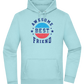 Awesome BFF Design - Premium Essential Unisex Hoodie_POOL BLUE_front