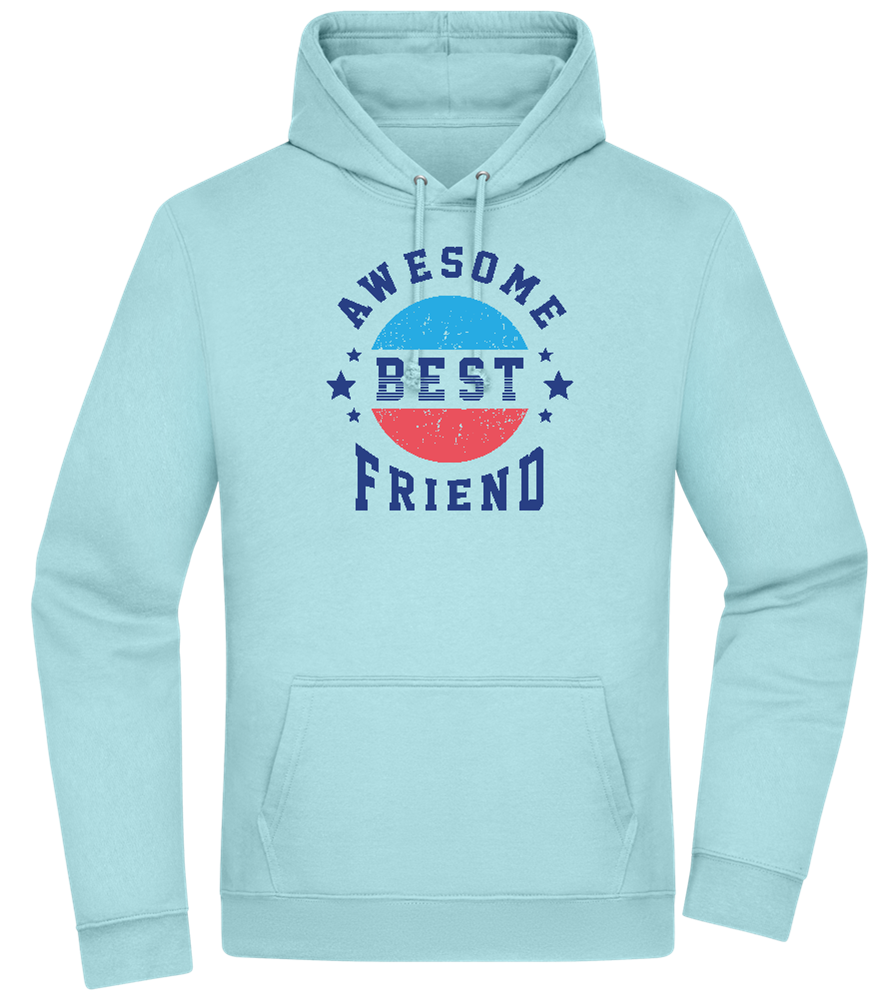 Awesome BFF Design - Premium Essential Unisex Hoodie_POOL BLUE_front