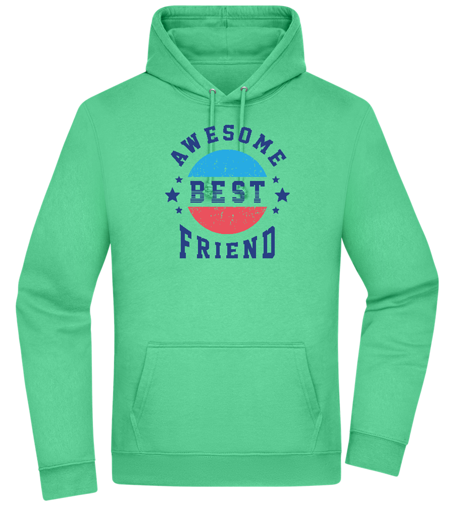 Awesome BFF Design - Premium Essential Unisex Hoodie_SPRING GREEN_front