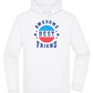 Awesome BFF Design - Premium Essential Unisex Hoodie_WHITE_front