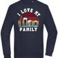 I Love My Family Design - Comfort Essential Unisex Sweater_FRENCH NAVY_front