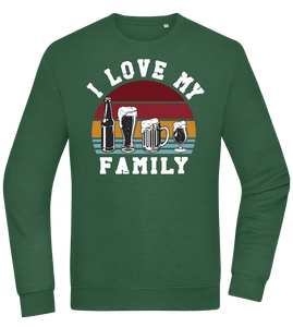 I Love My Family Design - Comfort Essential Unisex Sweater