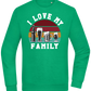 I Love My Family Design - Comfort Essential Unisex Sweater_MEADOW GREEN_front