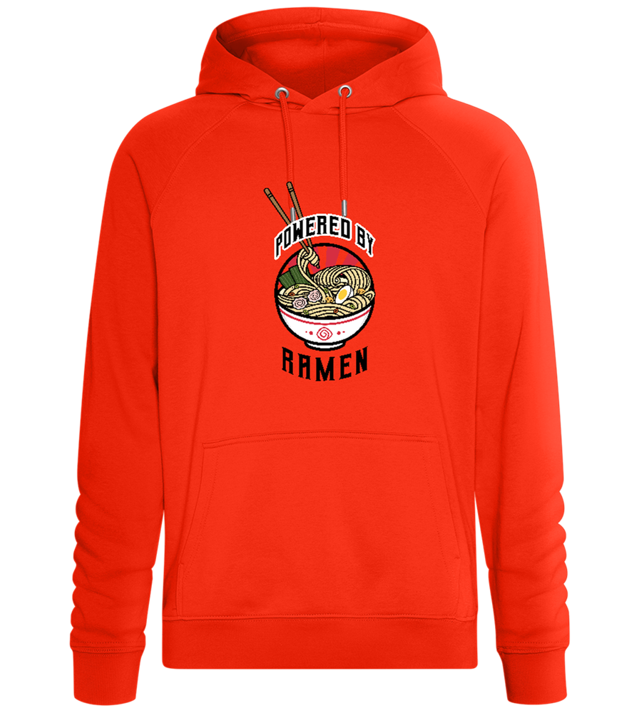 Powered by Ramen Design - Comfort unisex hoodie_BURNT ORANGE_front