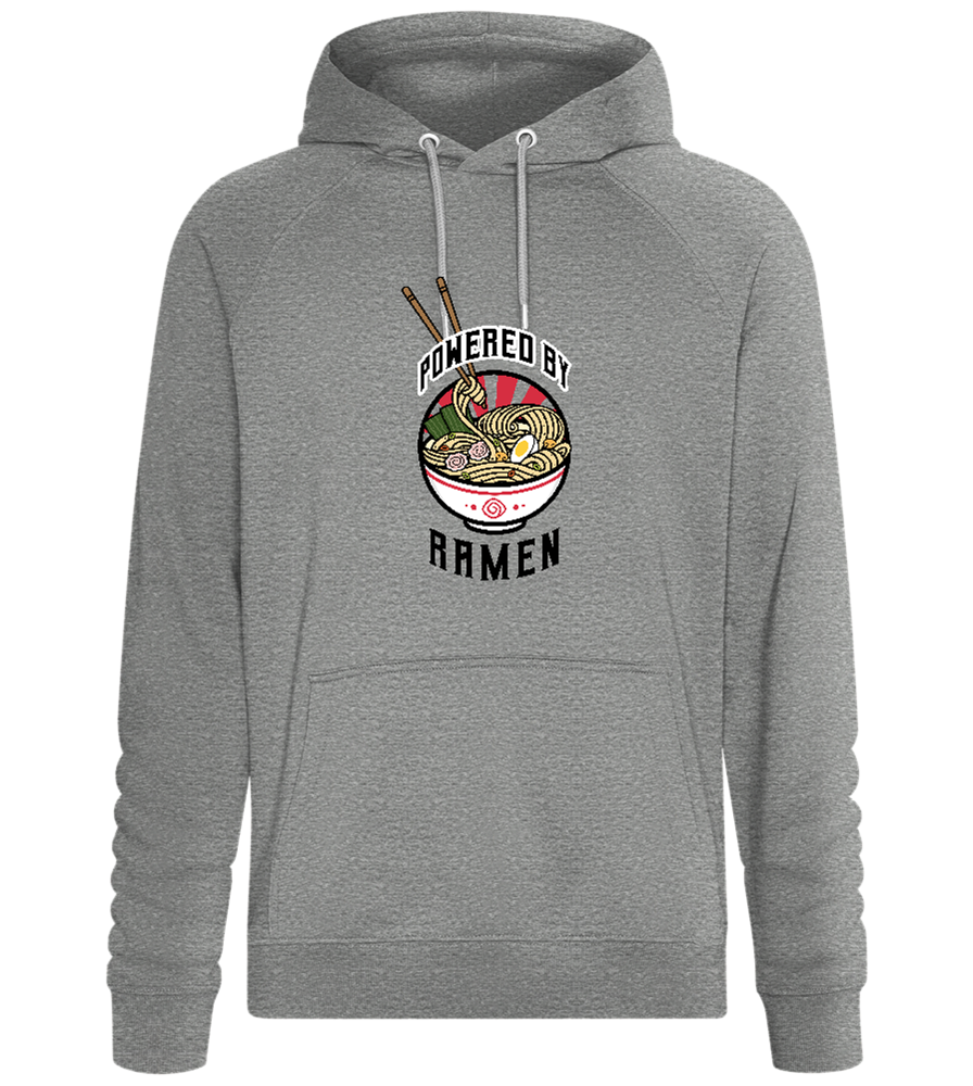 Powered by Ramen Design - Comfort unisex hoodie_ORION GREY II_front