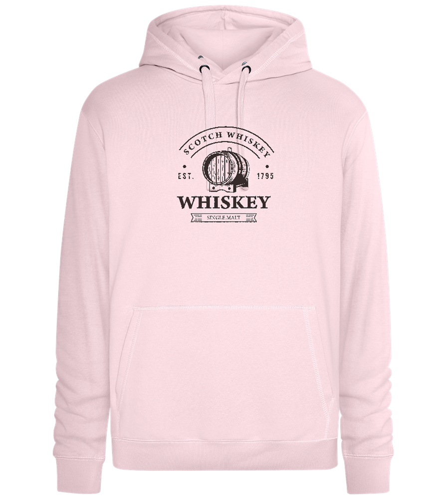 Scotch Whiskey Barrell Design - Premium unisex hoodie_LIGHT PEACH ROSE_front