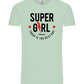 Super Girl Forever Design - Comfort Unisex T-Shirt_ICE GREEN_front