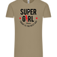 Super Girl Forever Design - Comfort Unisex T-Shirt_KHAKI_front