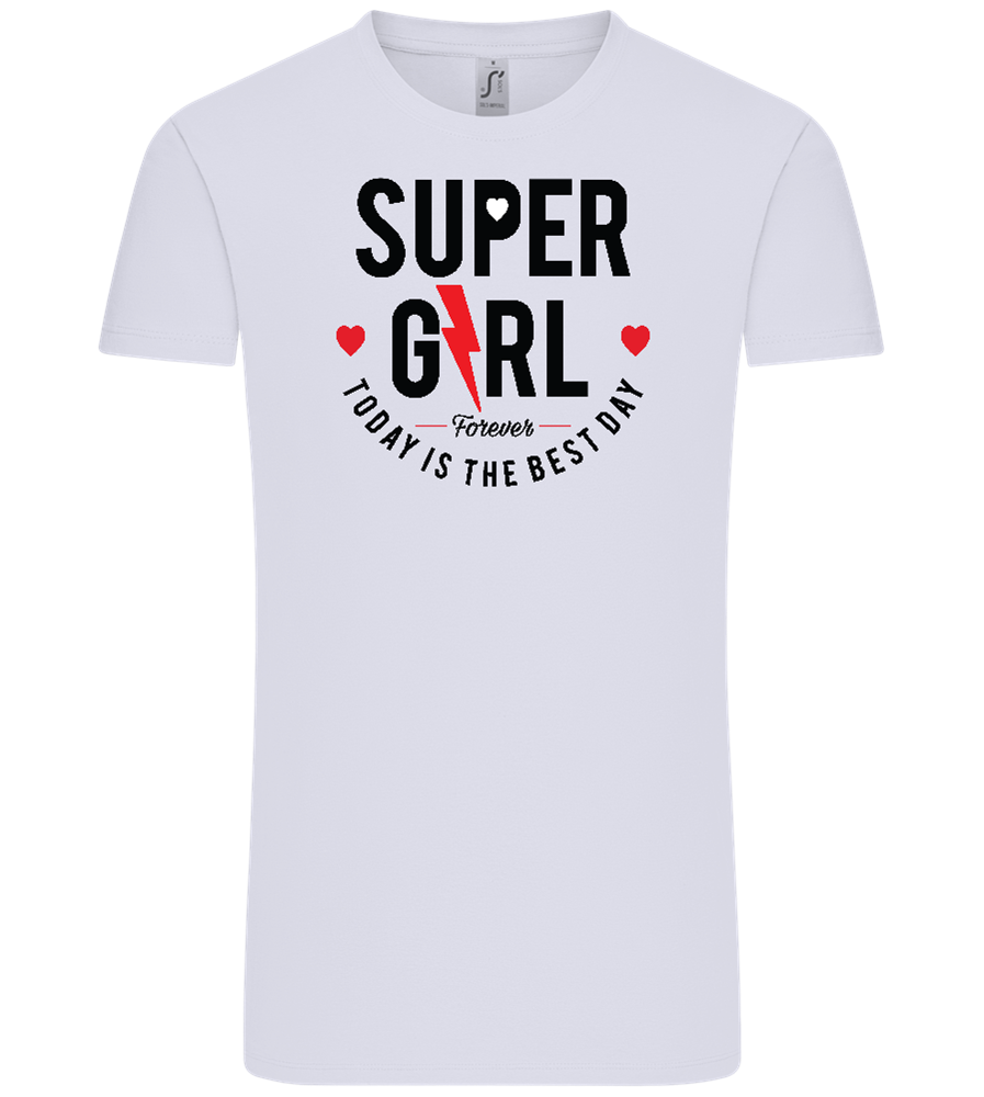 Super Girl Forever Design - Comfort Unisex T-Shirt_LILAK_front