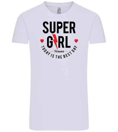 Super Girl Forever Design - Comfort Unisex T-Shirt_LILAK_front