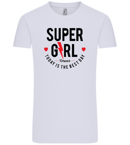 Super Girl Forever Design - Comfort Unisex T-Shirt_LILAK_front