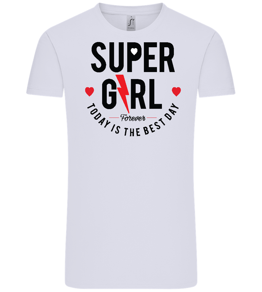 Super Girl Forever Design - Comfort Unisex T-Shirt_LILAK_front