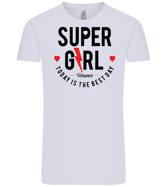 Super Girl Forever Design - Comfort Unisex T-Shirt_LILAK_front