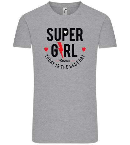 Super Girl Forever Design - Comfort Unisex T-Shirt_ORION GREY_front