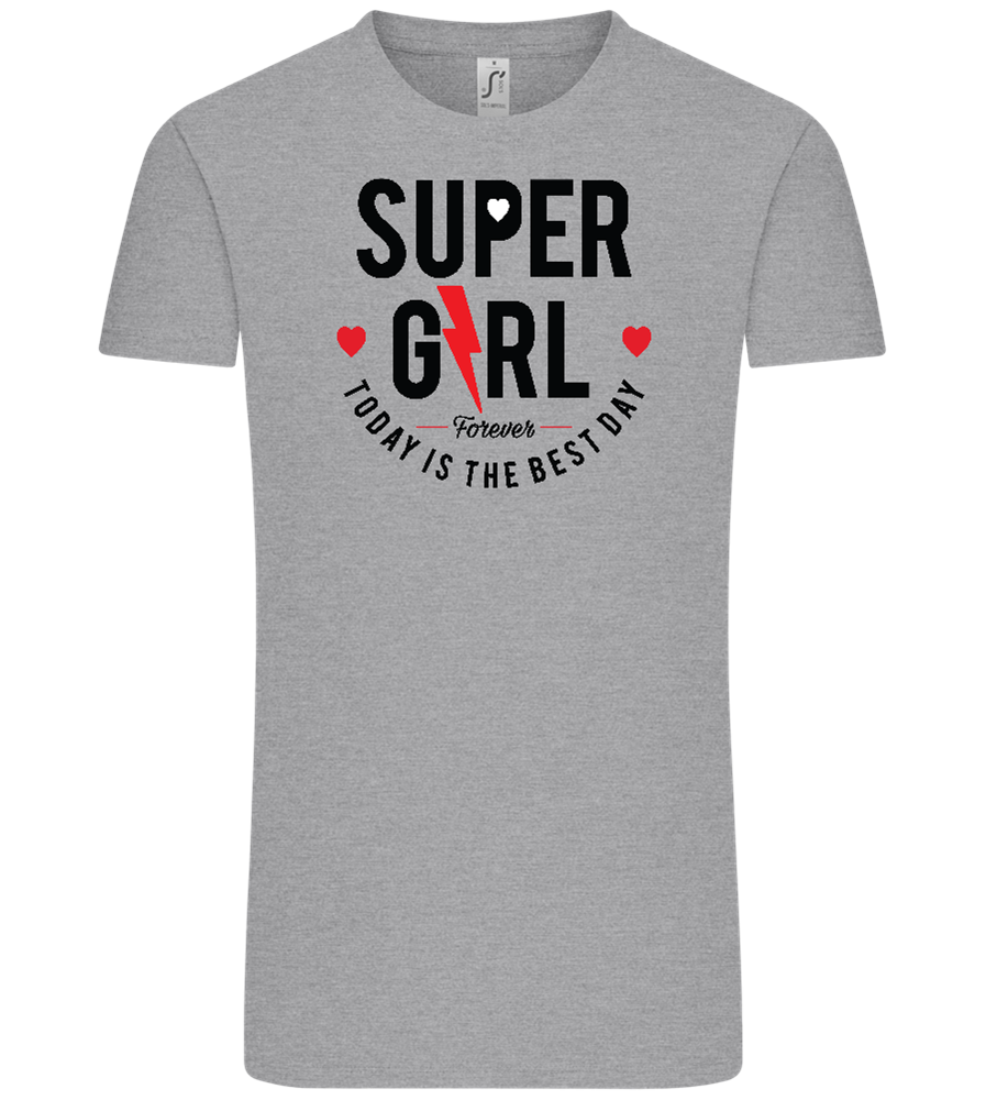 Super Girl Forever Design - Comfort Unisex T-Shirt_ORION GREY_front