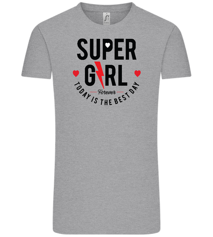 Super Girl Forever Design - Comfort Unisex T-Shirt_ORION GREY_front